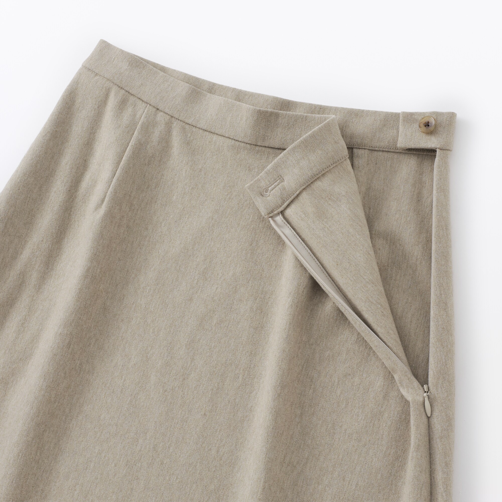 婦人　縦横ストレッチ起毛　フレアスカート