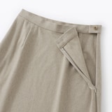 婦人　縦横ストレッチ起毛　フレアスカート