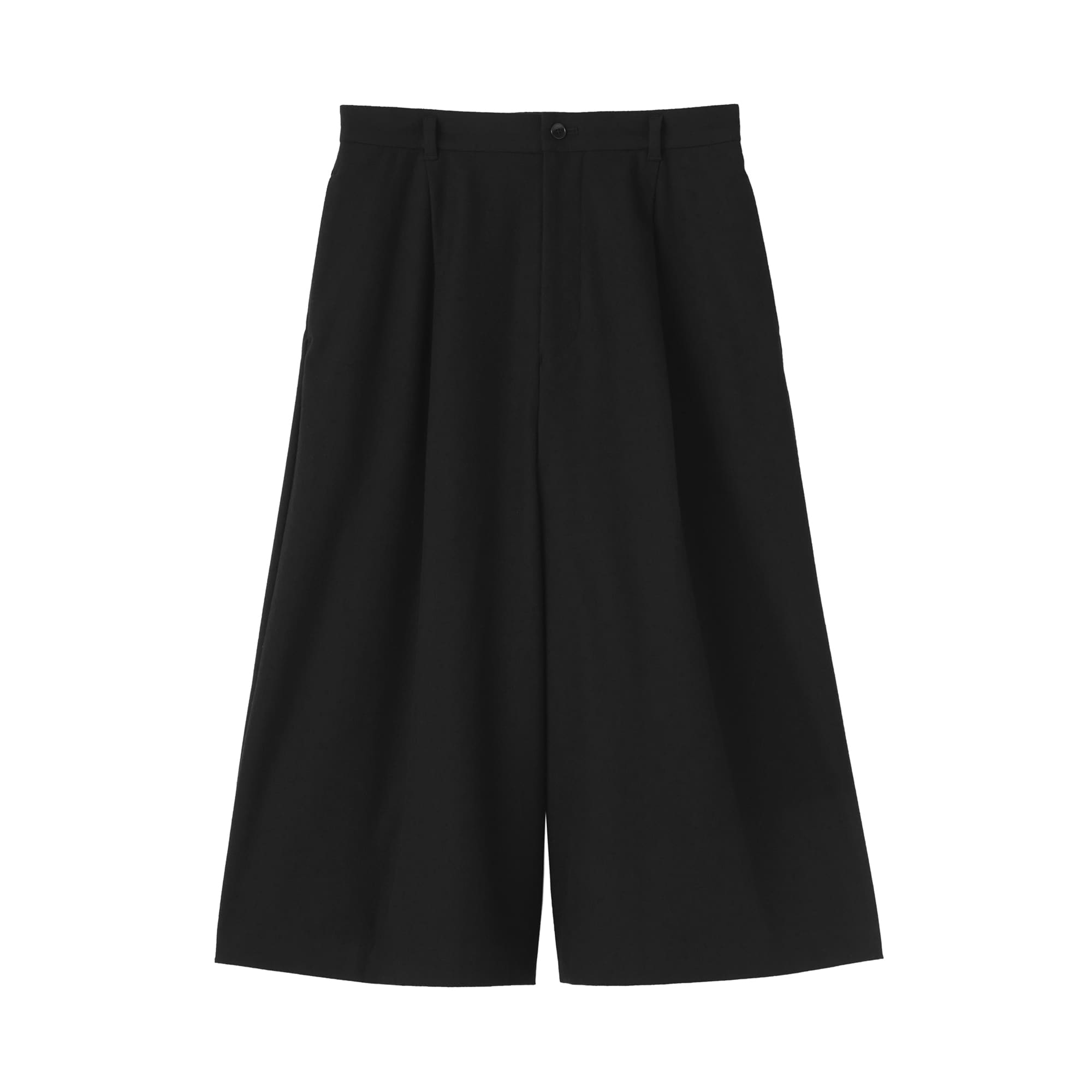 婦人　縦横ストレッチ起毛　クロップドパンツ