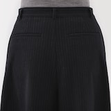 婦人　縦横ストレッチ起毛　クロップドパンツ