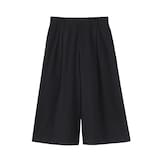 婦人　縦横ストレッチ起毛　クロップドパンツ