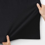 婦人　縦横ストレッチ起毛　クロップドパンツ