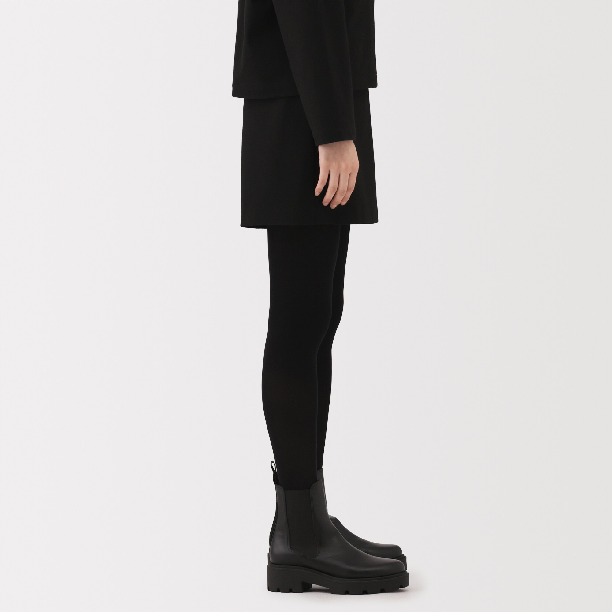 婦人　縦横ストレッチ起毛　スコート