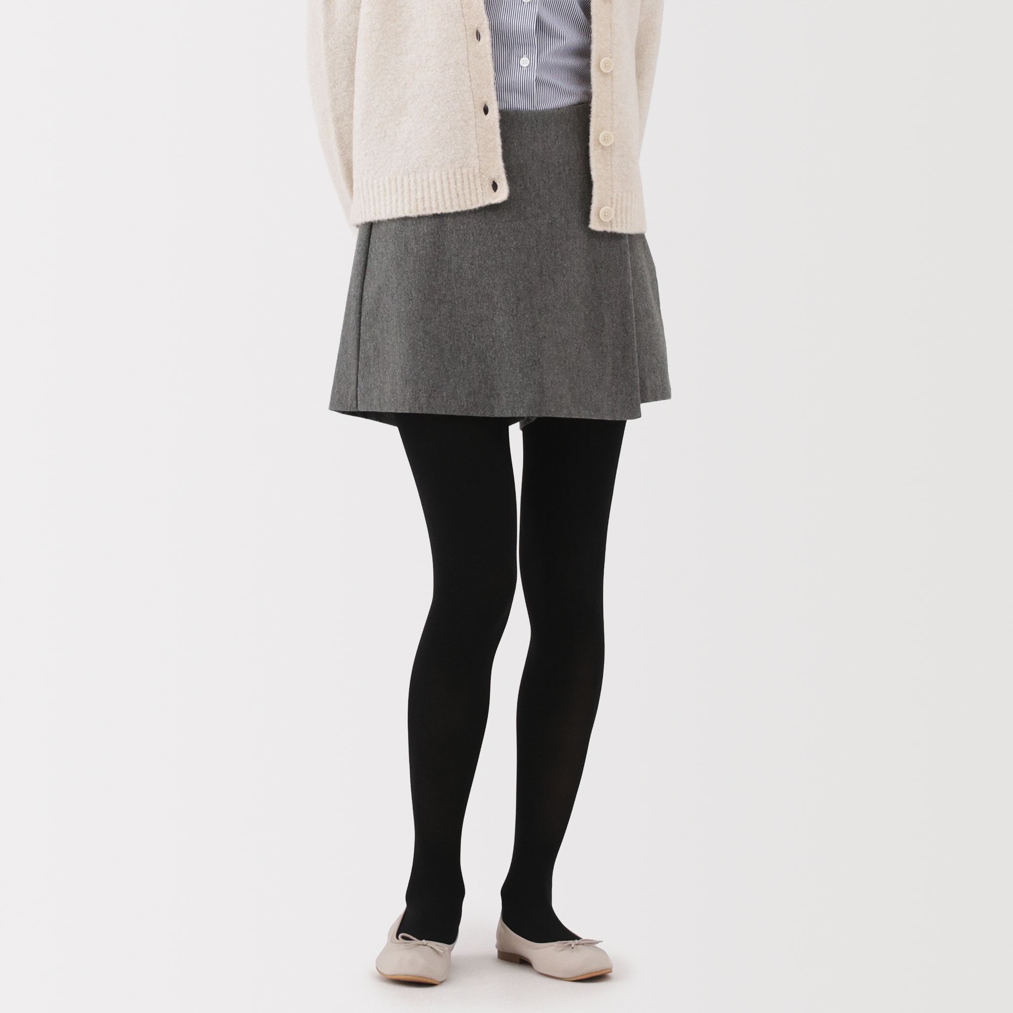 婦人　縦横ストレッチ起毛　スコート