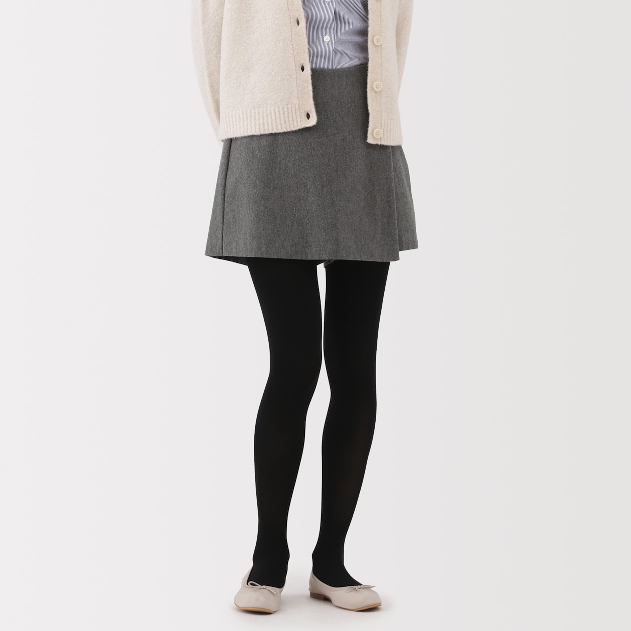 婦人　縦横ストレッチ起毛　スコート