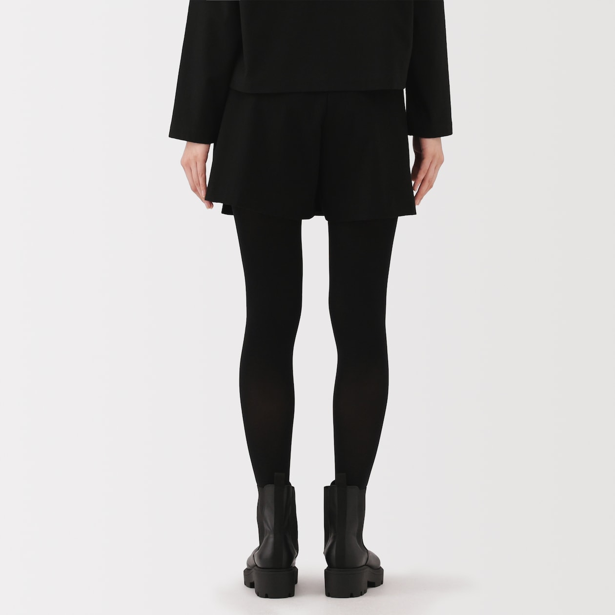 婦人　縦横ストレッチ起毛　スコート