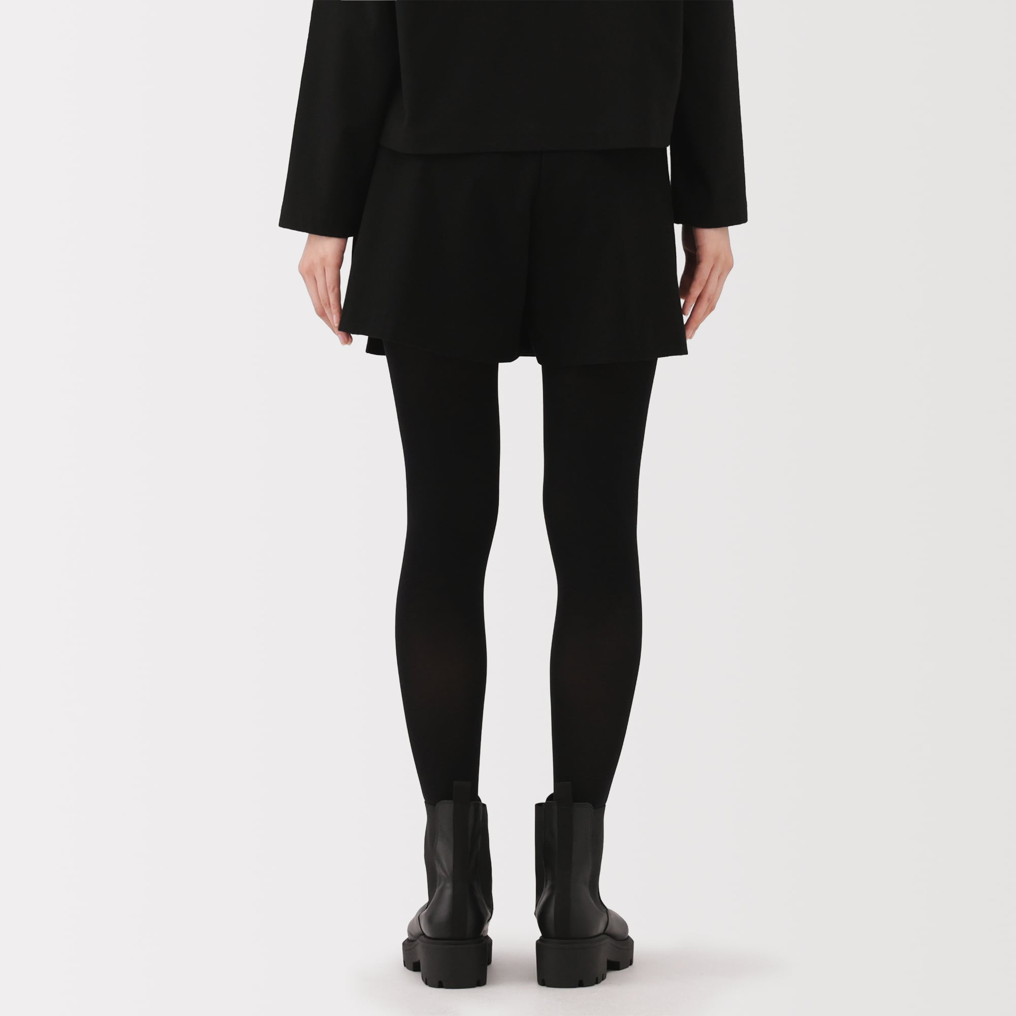 婦人　縦横ストレッチ起毛　スコート