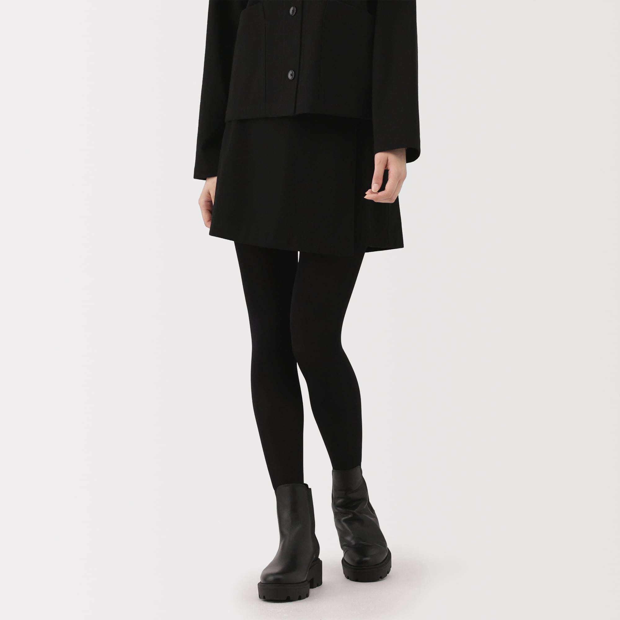 婦人　縦横ストレッチ起毛　スコート