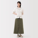 婦人　ストレッチチノ　Ａラインスカート