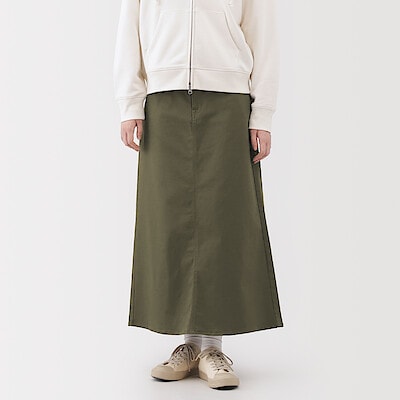 【８月中旬発売予定】婦人　ストレッチチノ　Ａラインスカート