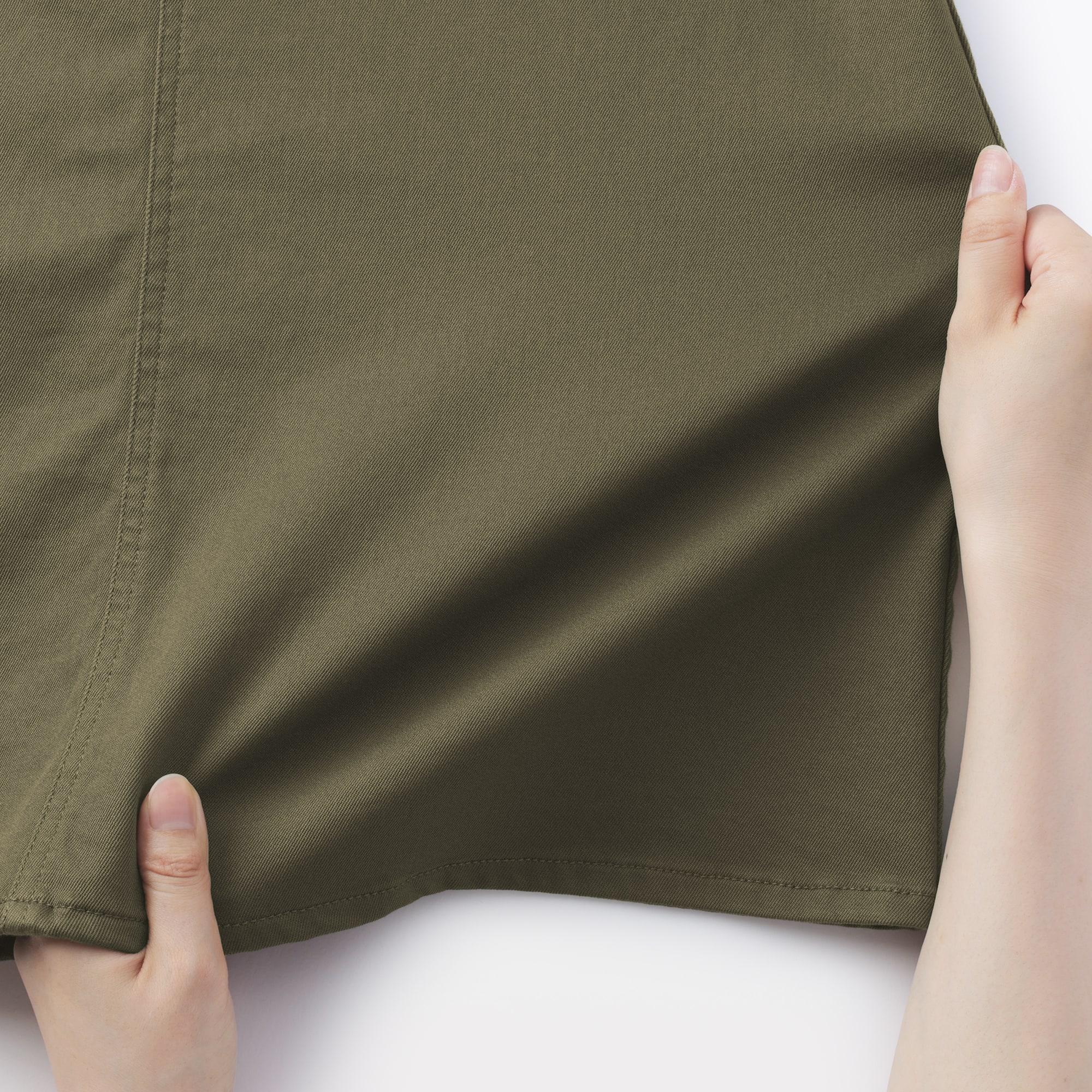 婦人　ストレッチチノ　Ａラインスカート