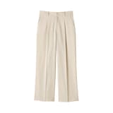 婦人　撥水ストレッチ　タックストレートパンツ