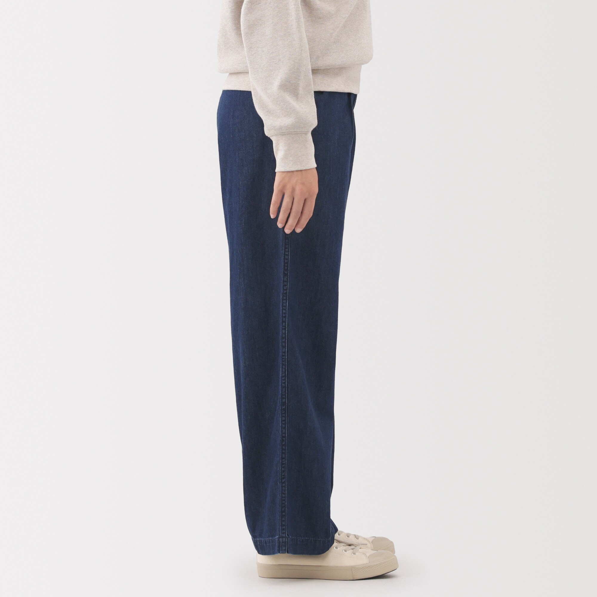 婦人 ライトオンスデニム タックワイドパンツ | 無印良品
