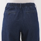 婦人　ライトオンスデニム　タックワイドパンツ