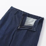 婦人　ライトオンスデニム　タックワイドパンツ