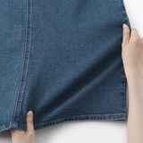 婦人　ストレッチデニム　Ａラインスカート