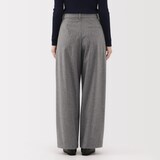 婦人　縦横ストレッチ起毛　タックワイドパンツ（Ｗｅｓｔｅｒｎ）