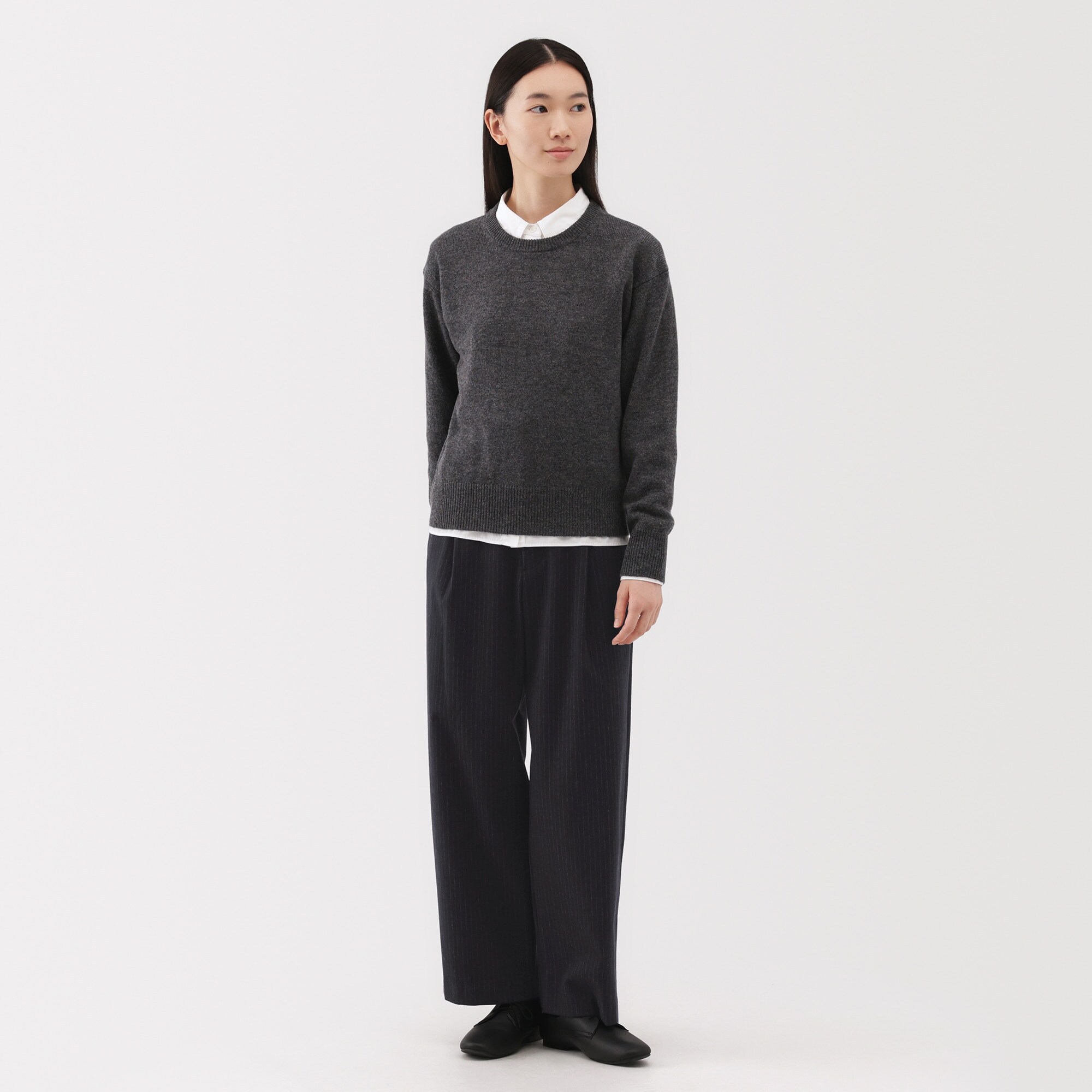 婦人　縦横ストレッチ起毛　タックワイドパンツ（Ｗｅｓｔｅｒｎ）