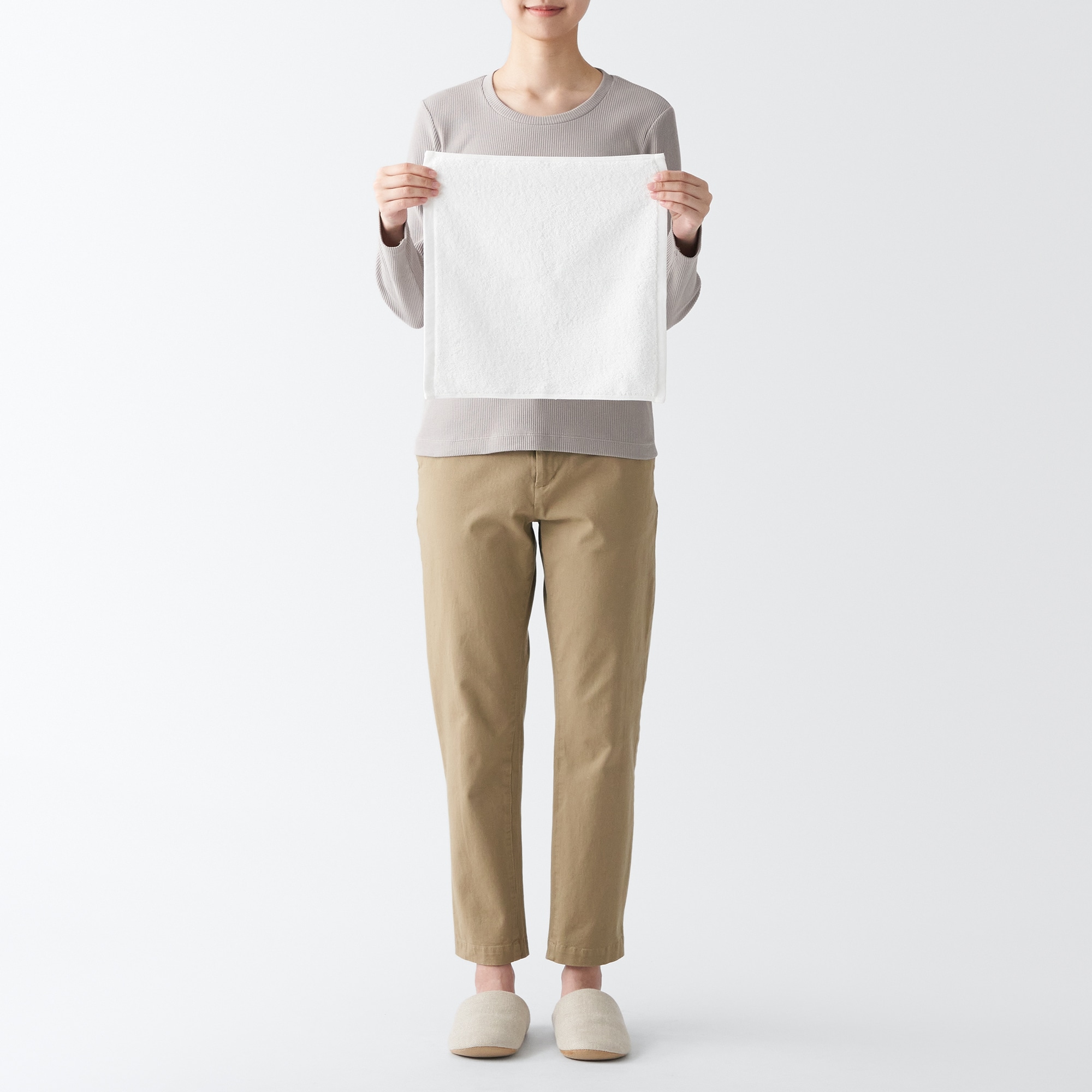 ふっくらパイルハンドタオルループ付き（柄）