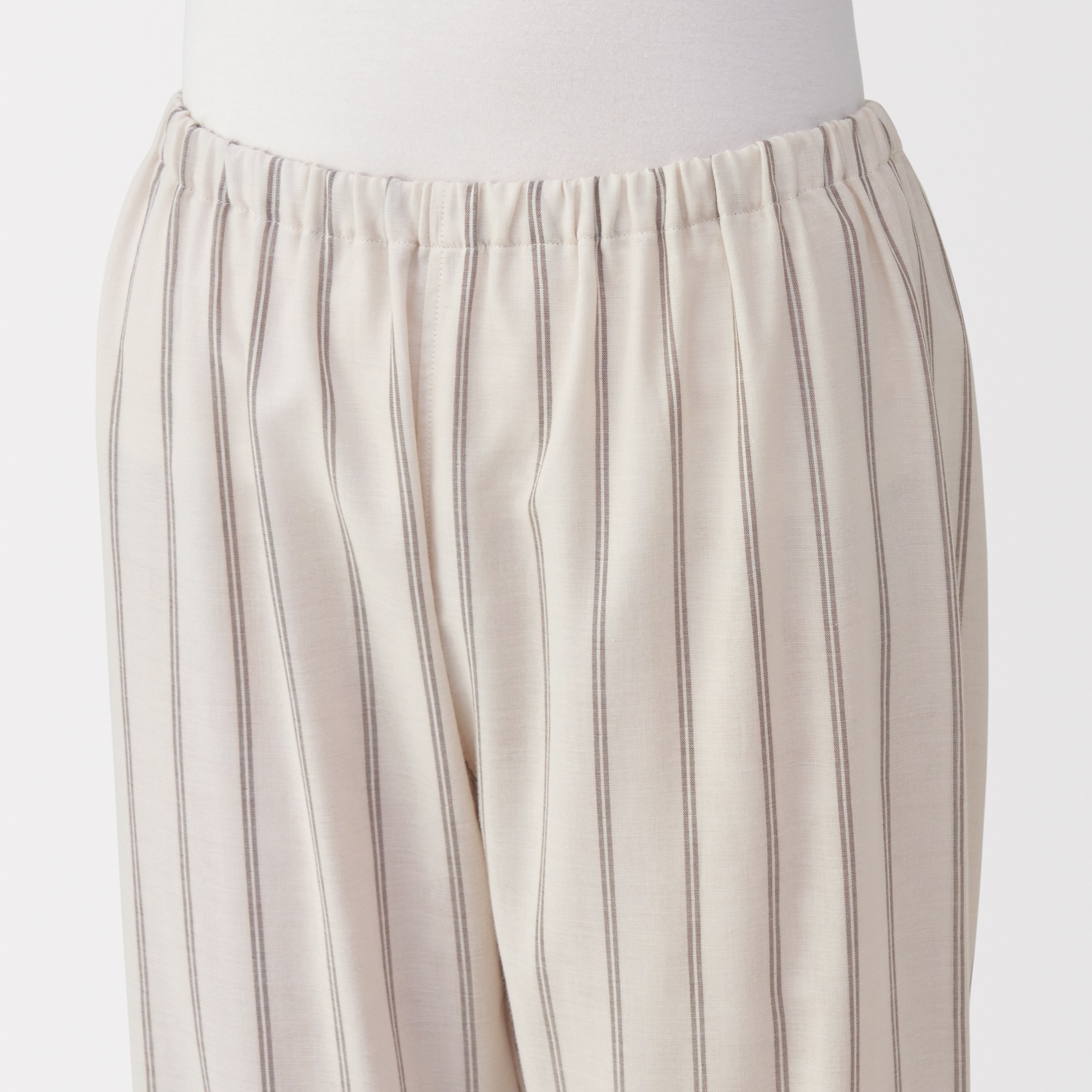 婦人　脇に縫い目のない　二重ガーゼ長袖パジャマ