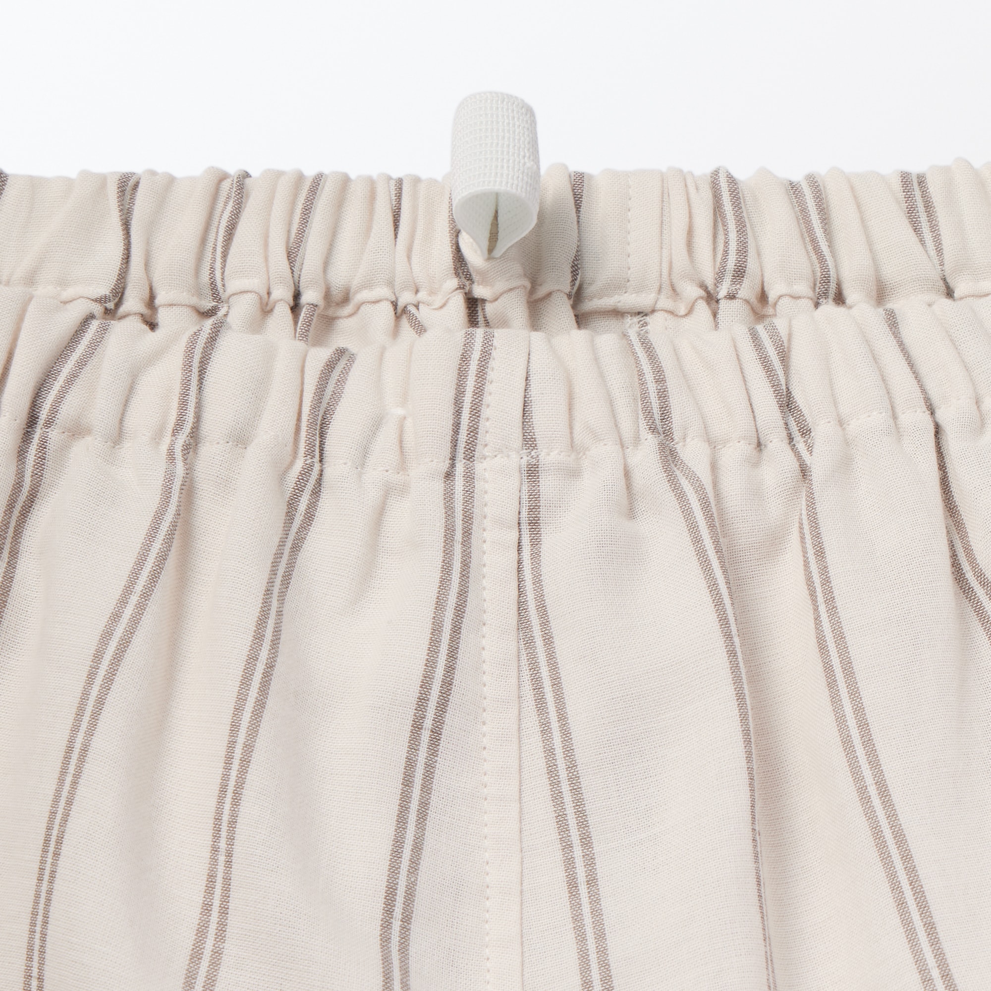 婦人　脇に縫い目のない　二重ガーゼ長袖パジャマ