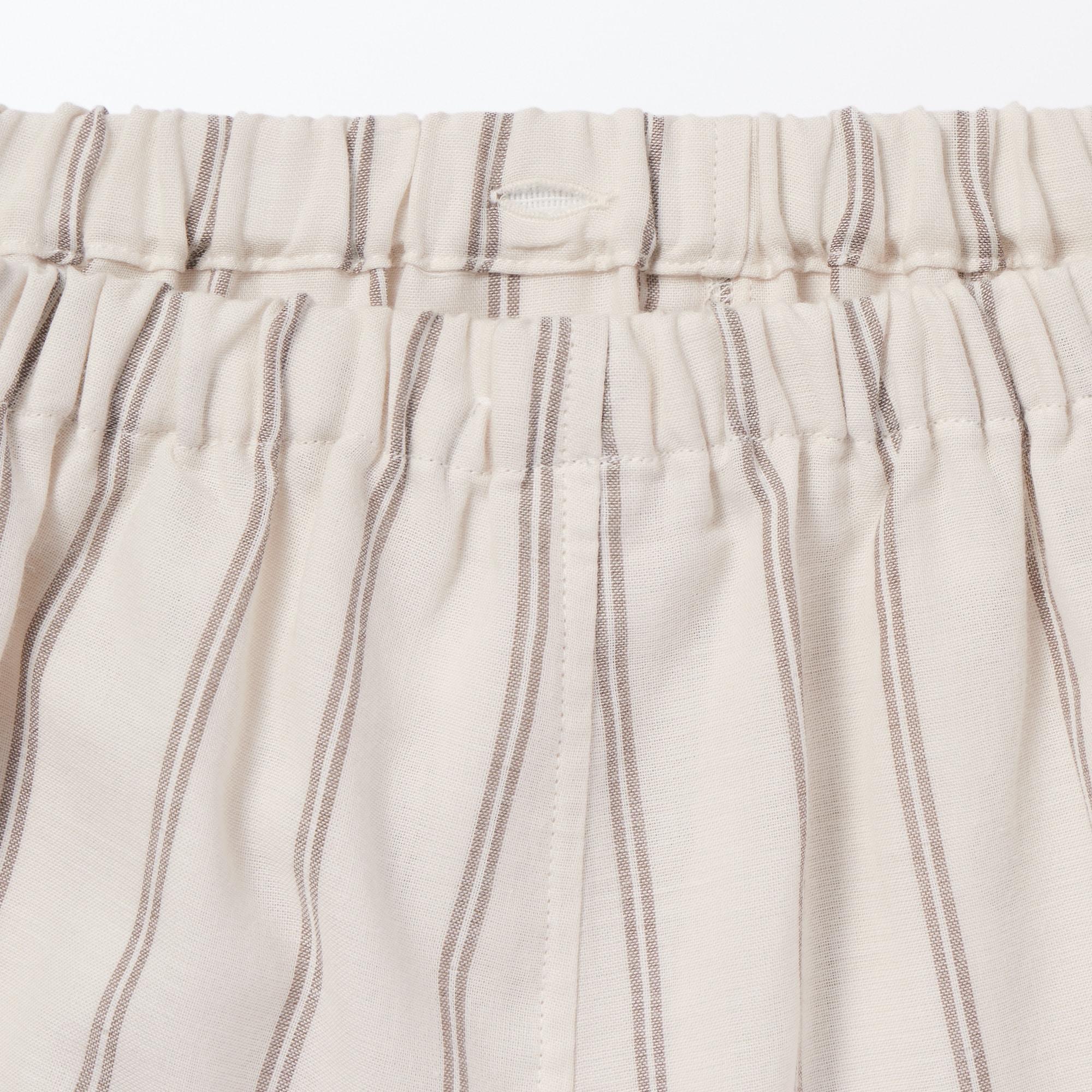 婦人　脇に縫い目のない　二重ガーゼ長袖パジャマ