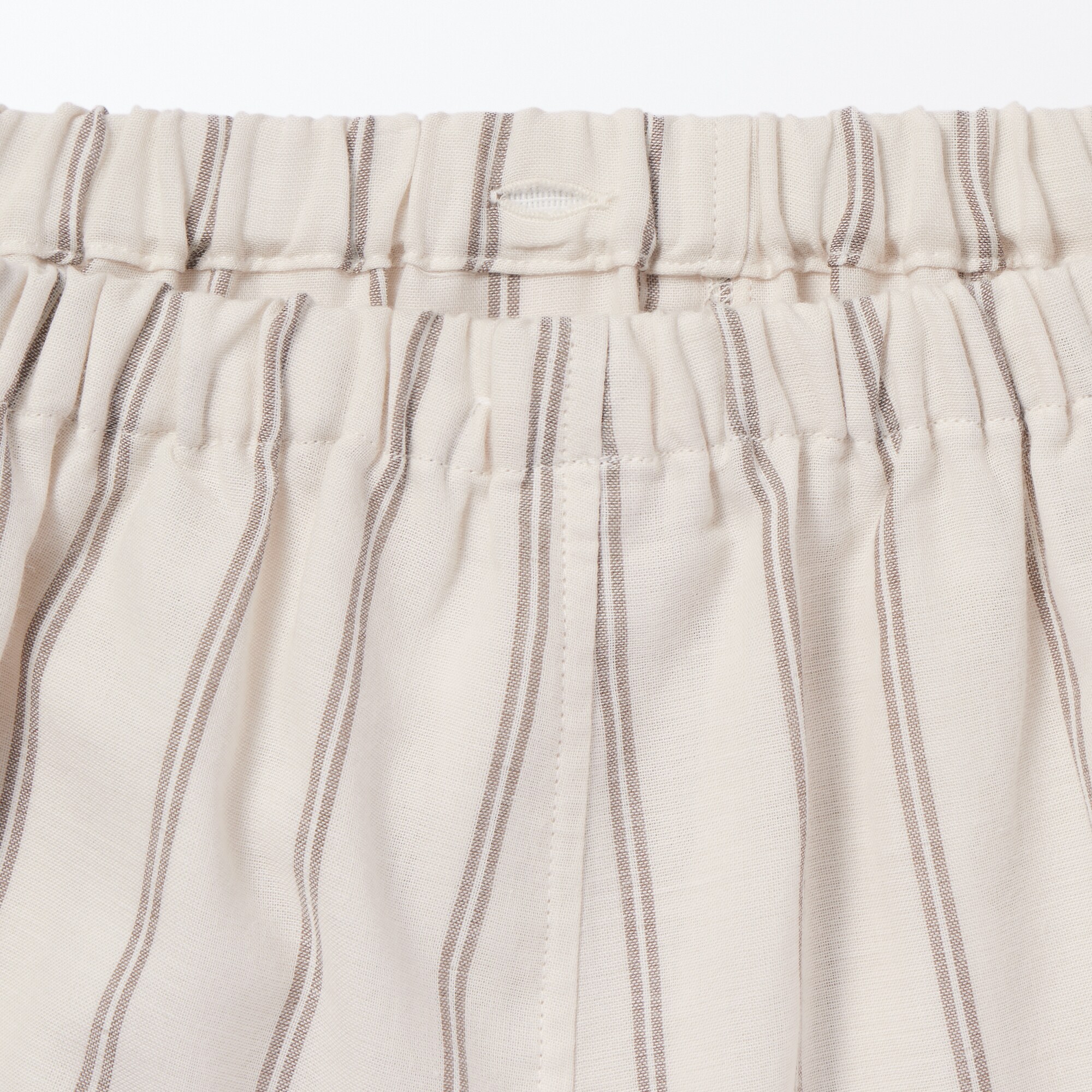 婦人　脇に縫い目のない　二重ガーゼ長袖パジャマ