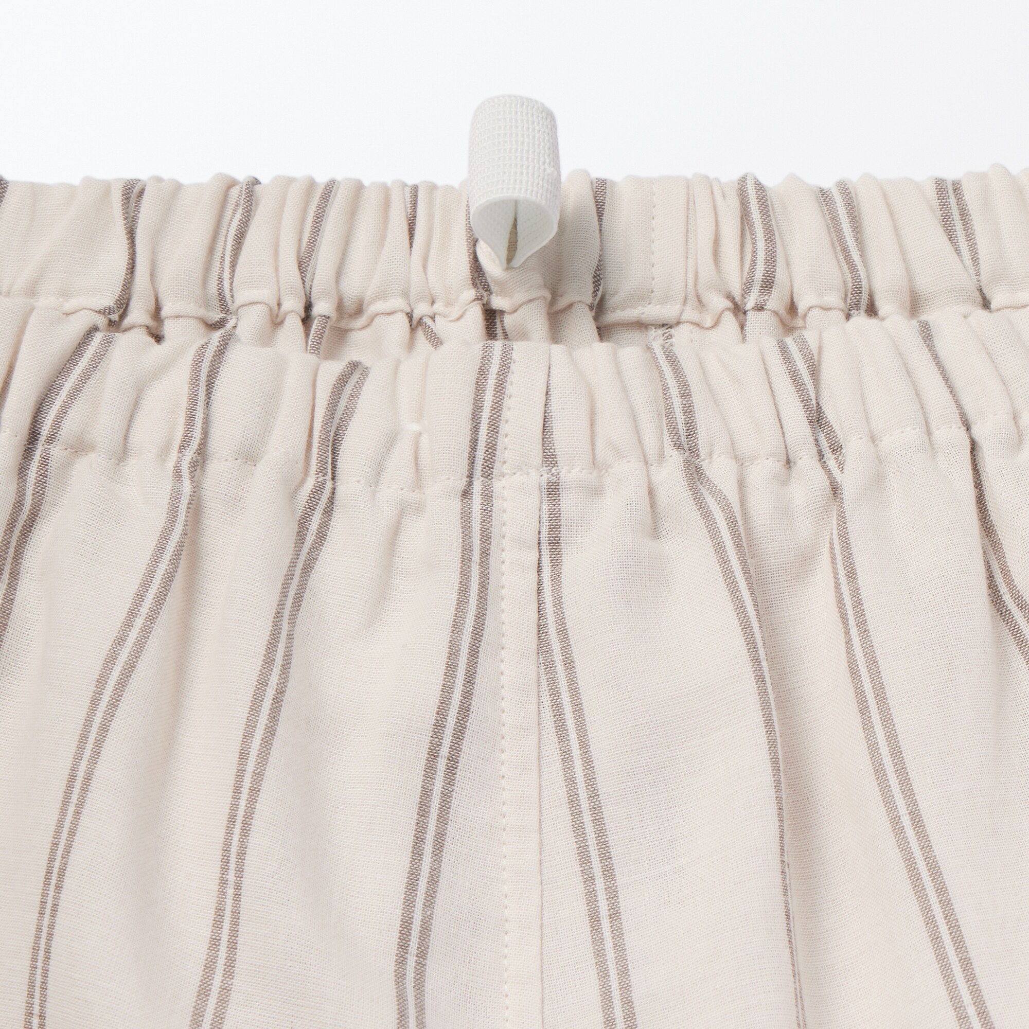 婦人　脇に縫い目のない　二重ガーゼ長袖パジャマ