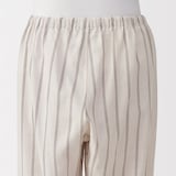 婦人　脇に縫い目のない　二重ガーゼ長袖パジャマ