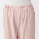 婦人　脇に縫い目のない　二重ガーゼ長袖パジャマ