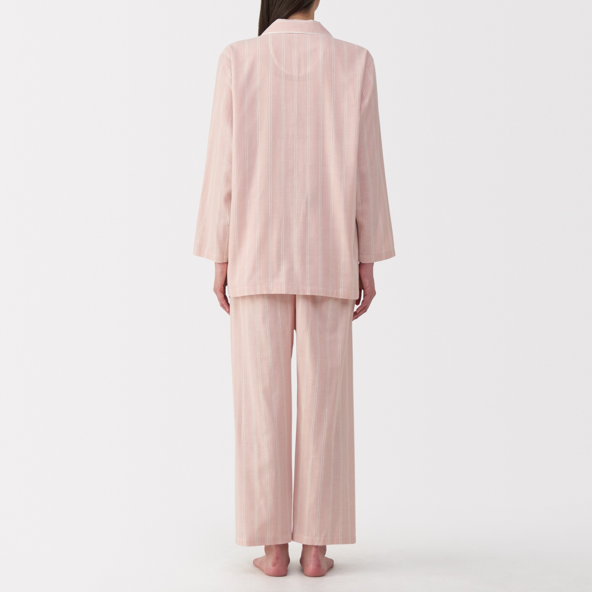 新品／無印良品／大きいサイズL／脇に縫い目のないチーズクロスガーゼ長袖パジャマ 婦人 脇に縫い目のない チーズクロスガーゼ長袖パジャマ | 無印良品
