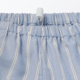 婦人　脇に縫い目のない　二重ガーゼ長袖パジャマ