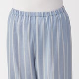 婦人　脇に縫い目のない　二重ガーゼ長袖パジャマ