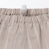 婦人　脇に縫い目のない　二重ガーゼ長袖パジャマ