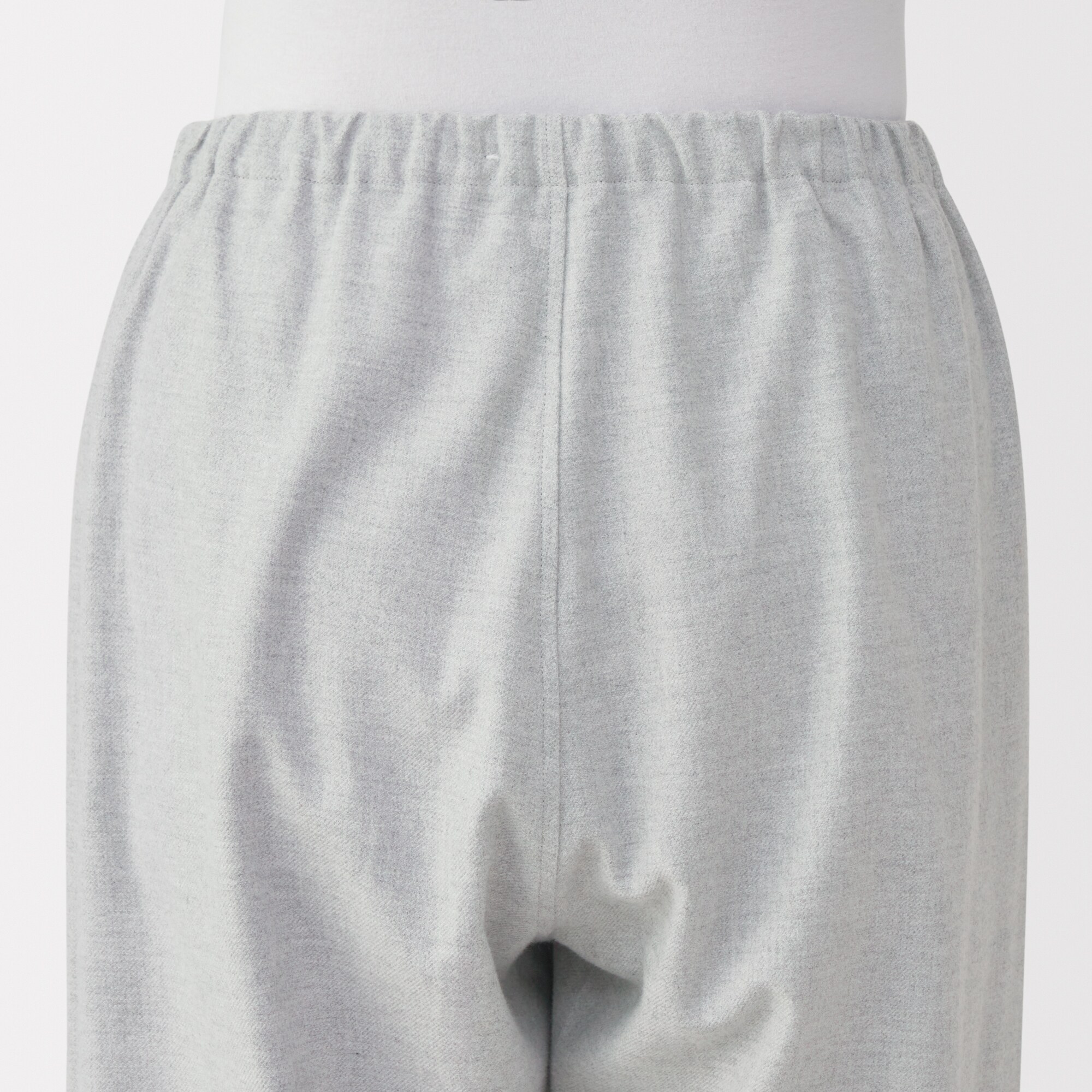 婦人　脇に縫い目のない　フランネル長袖パジャマ