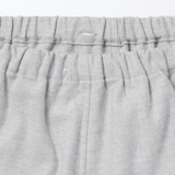 婦人　脇に縫い目のない　フランネル長袖パジャマ