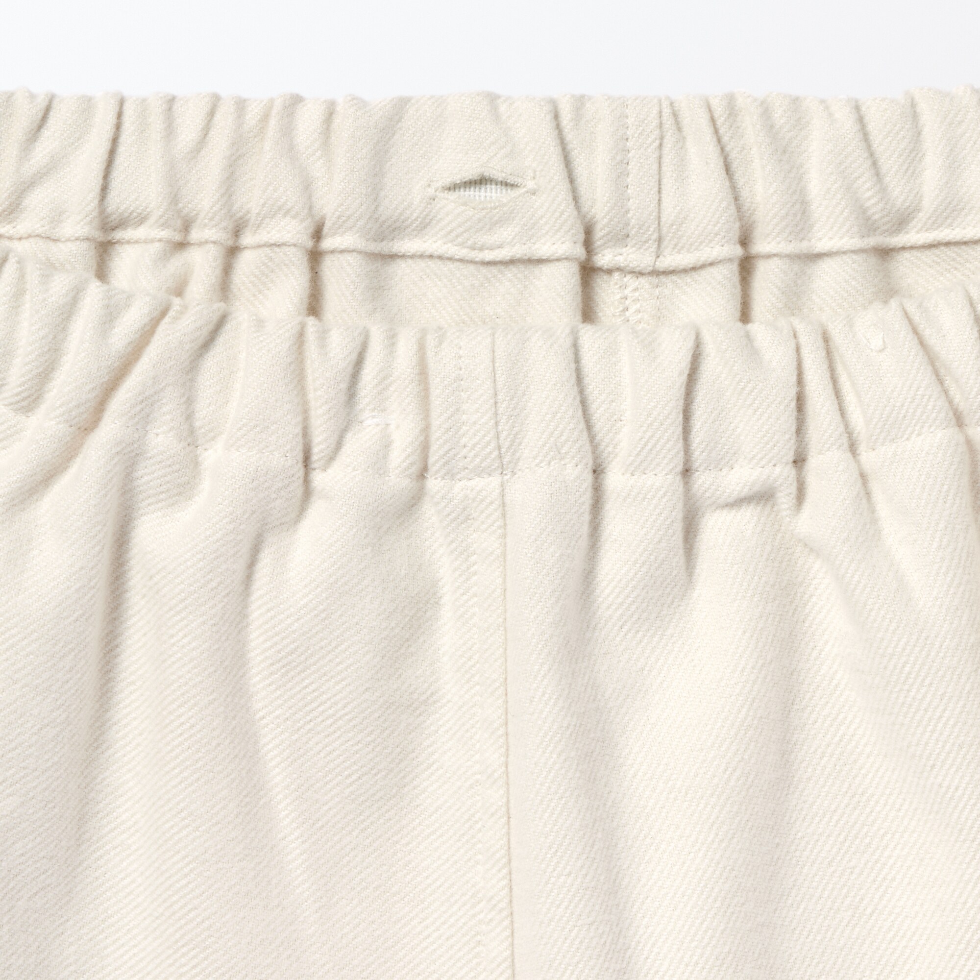 婦人　脇に縫い目のない　フランネル長袖パジャマ