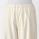 婦人　脇に縫い目のない　フランネル長袖パジャマ