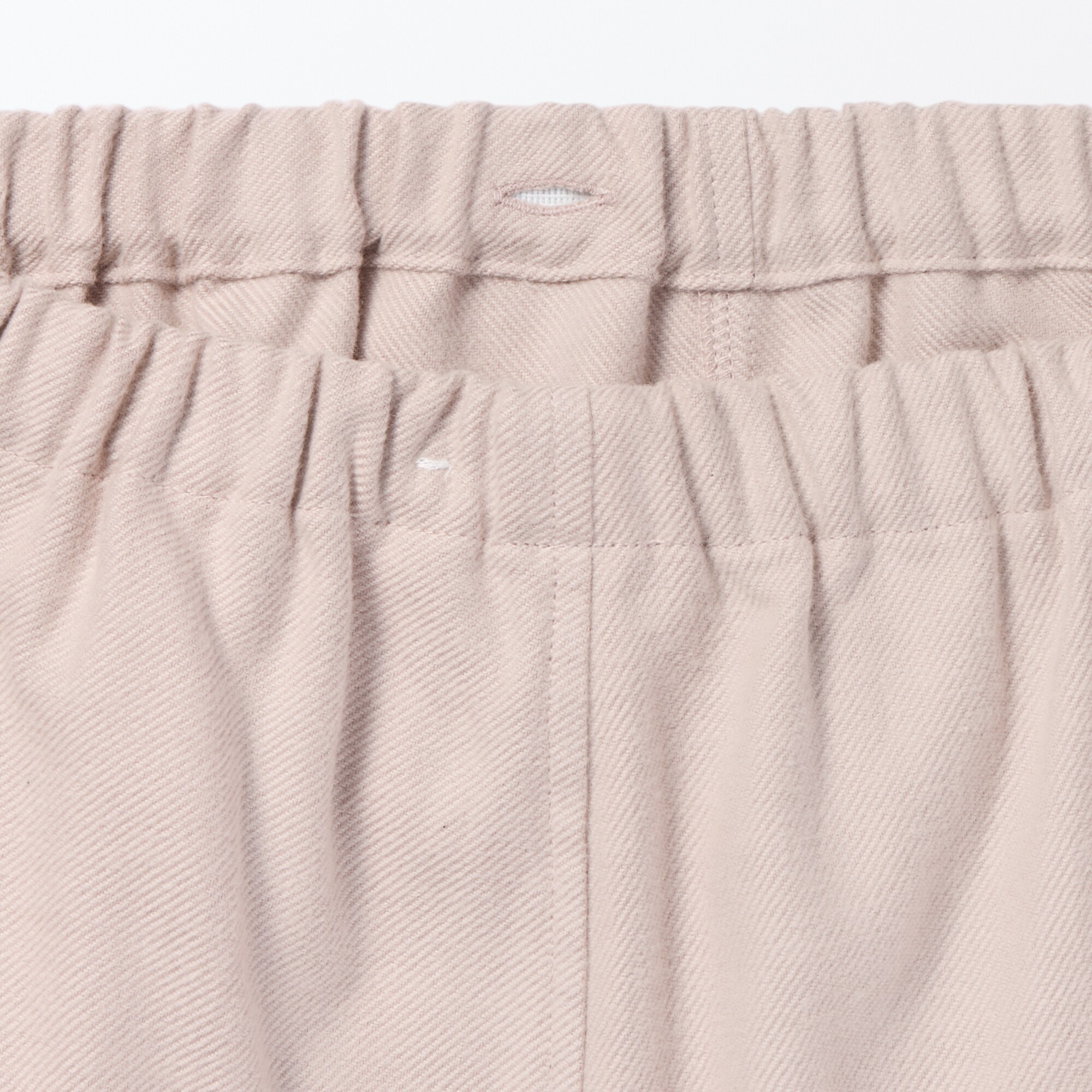 婦人　脇に縫い目のない　フランネル長袖パジャマ