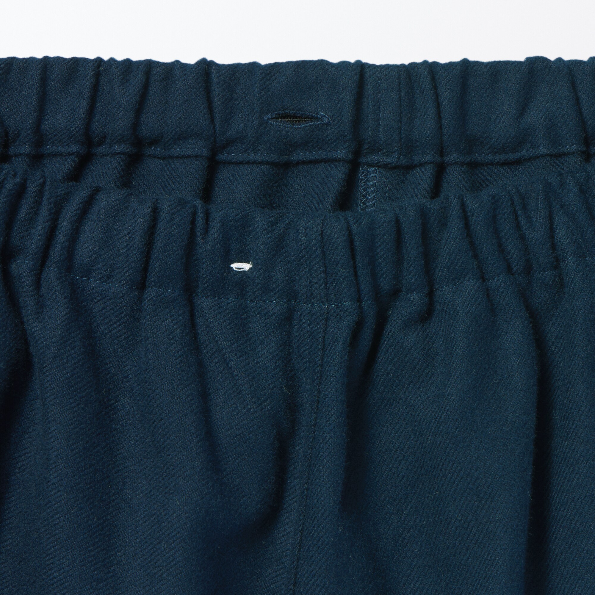 婦人　脇に縫い目のない　フランネル長袖パジャマ