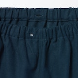 婦人　脇に縫い目のない　フランネル長袖パジャマ