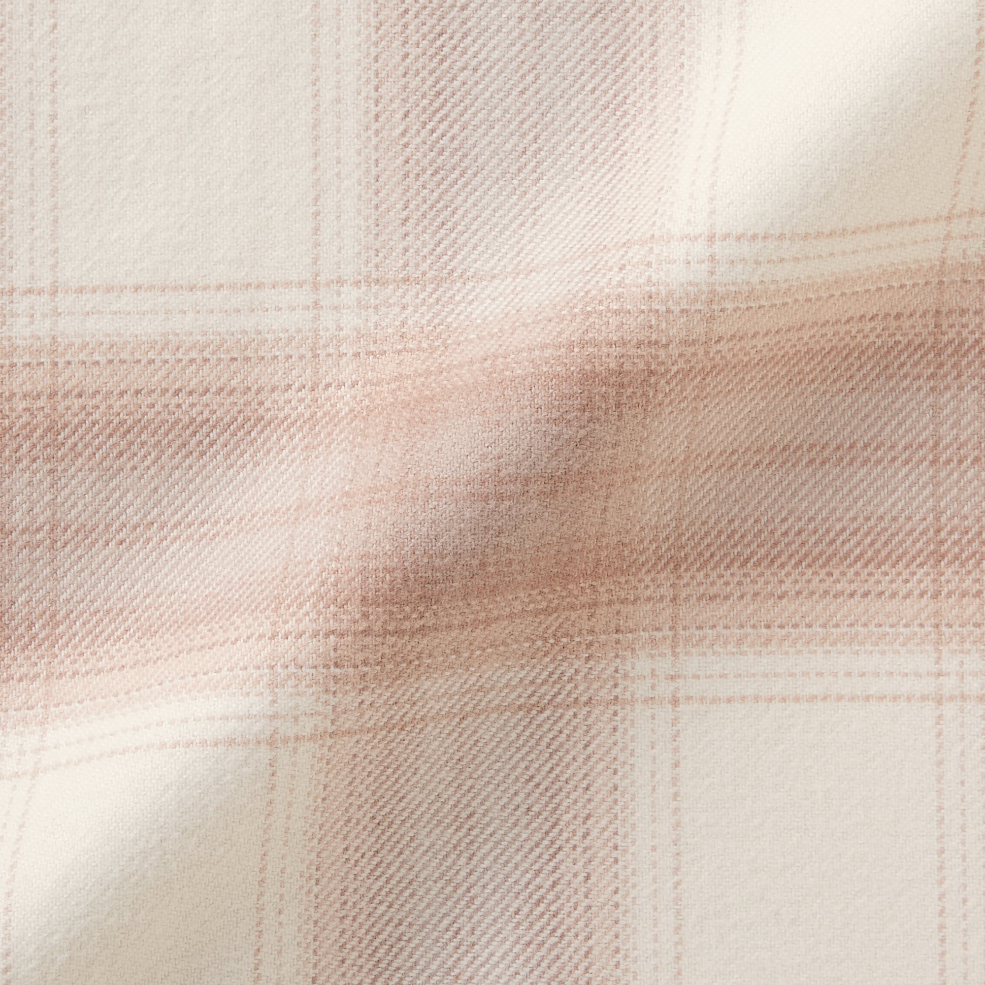 婦人　脇に縫い目のない　フランネル長袖パジャマ