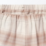 婦人　脇に縫い目のない　フランネル長袖パジャマ