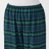 婦人　脇に縫い目のない　フランネル長袖パジャマ