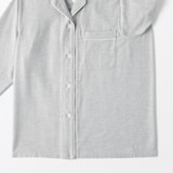 婦人　脇に縫い目のない　フランネル長袖パジャマ