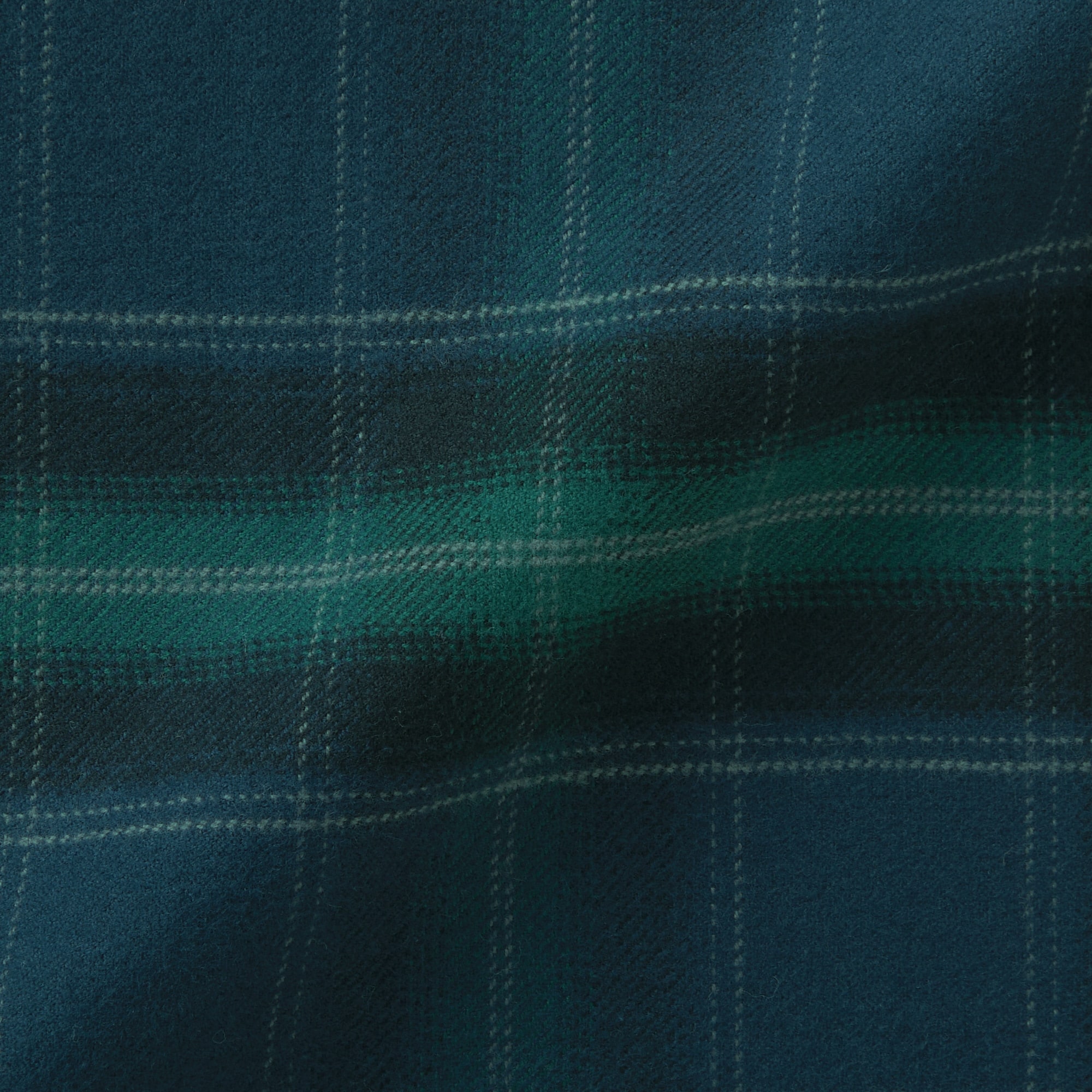 婦人　脇に縫い目のない　フランネル長袖パジャマ