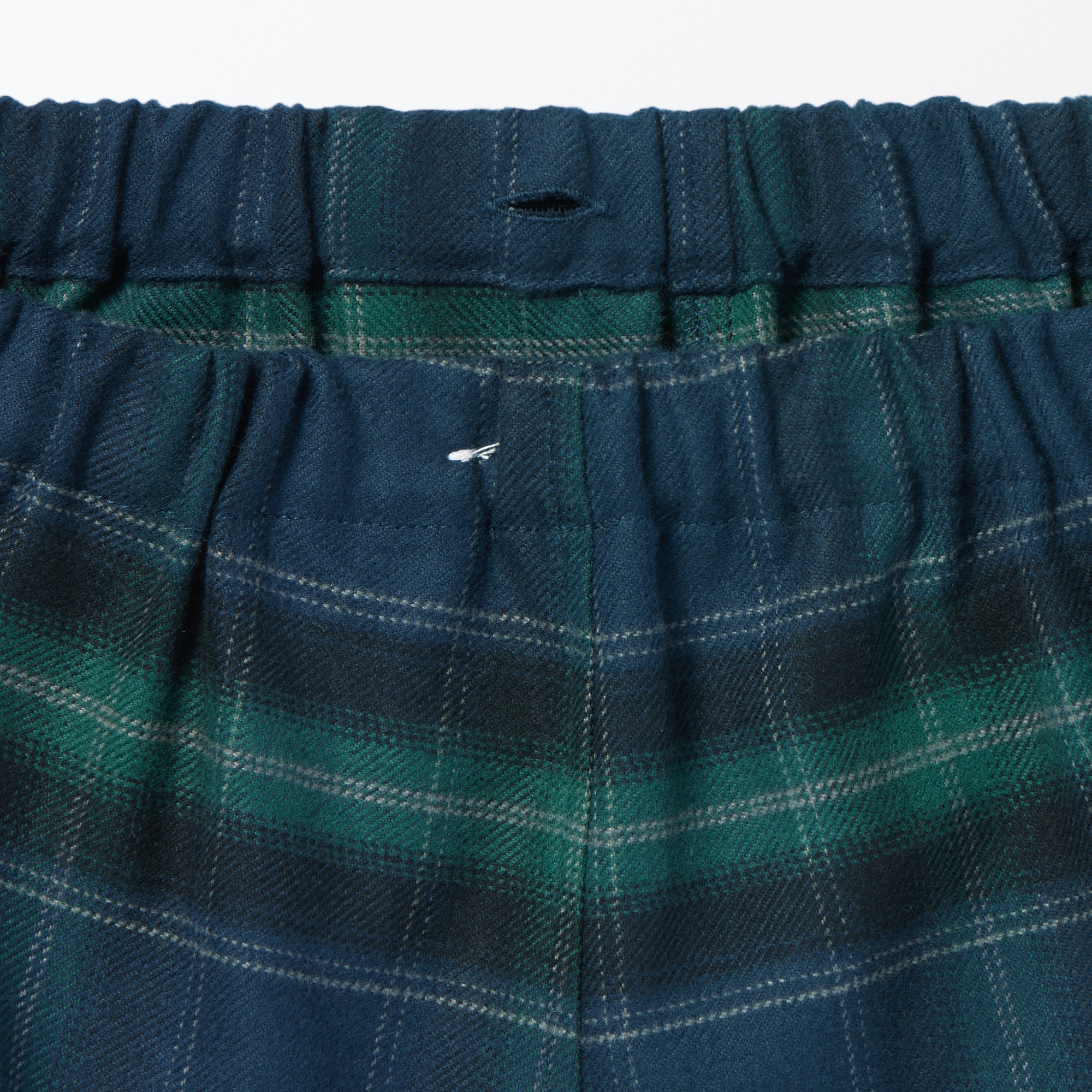 婦人　脇に縫い目のない　フランネル長袖パジャマ