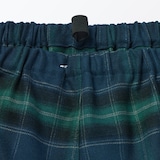 婦人　脇に縫い目のない　フランネル長袖パジャマ