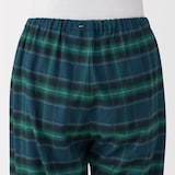 婦人　脇に縫い目のない　フランネル長袖パジャマ