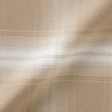 婦人　脇に縫い目のない　フランネル長袖パジャマ